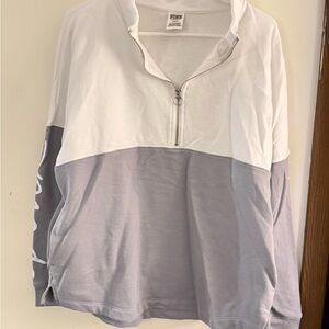 PINK Victoria's Secret White Pullover